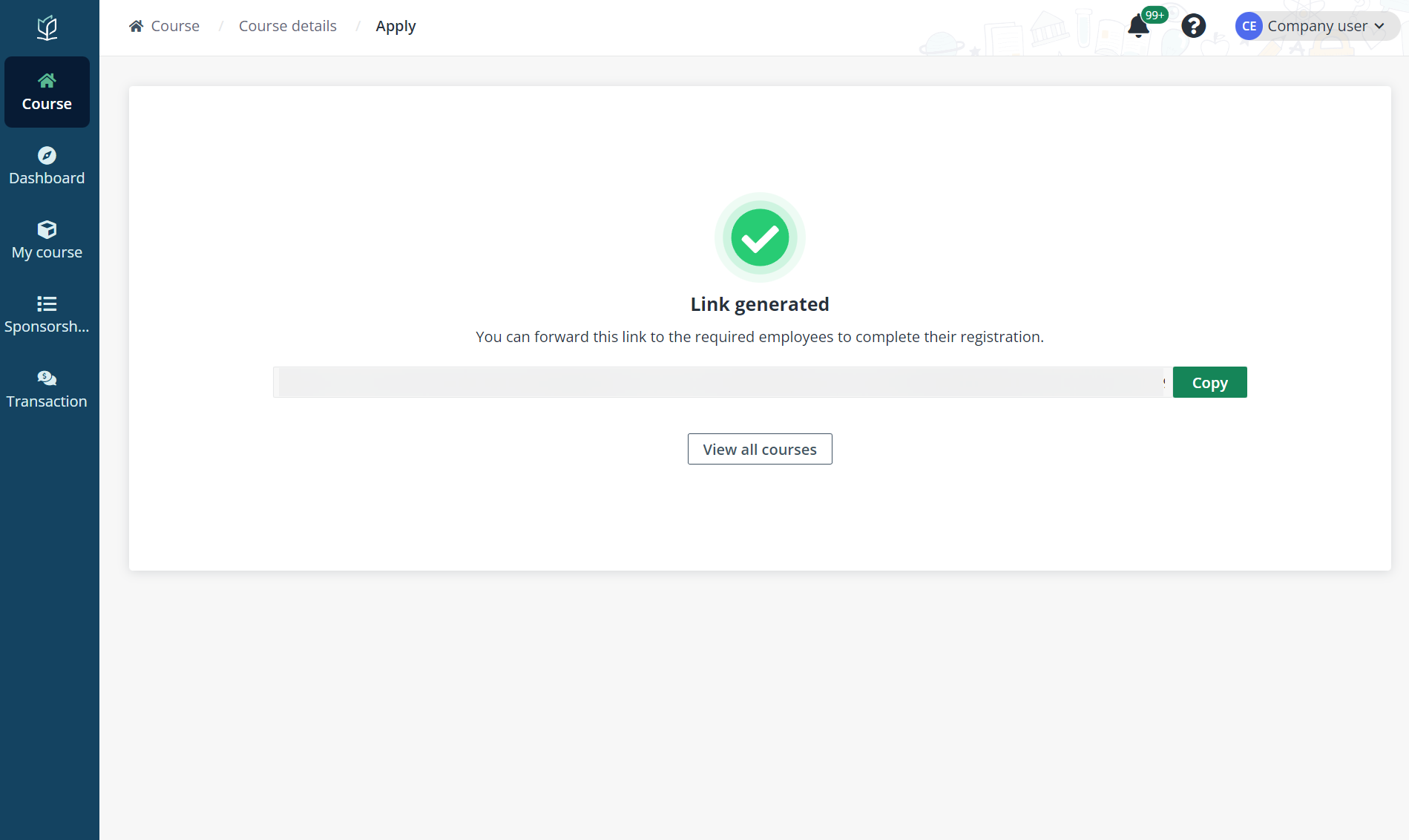 Link generated.