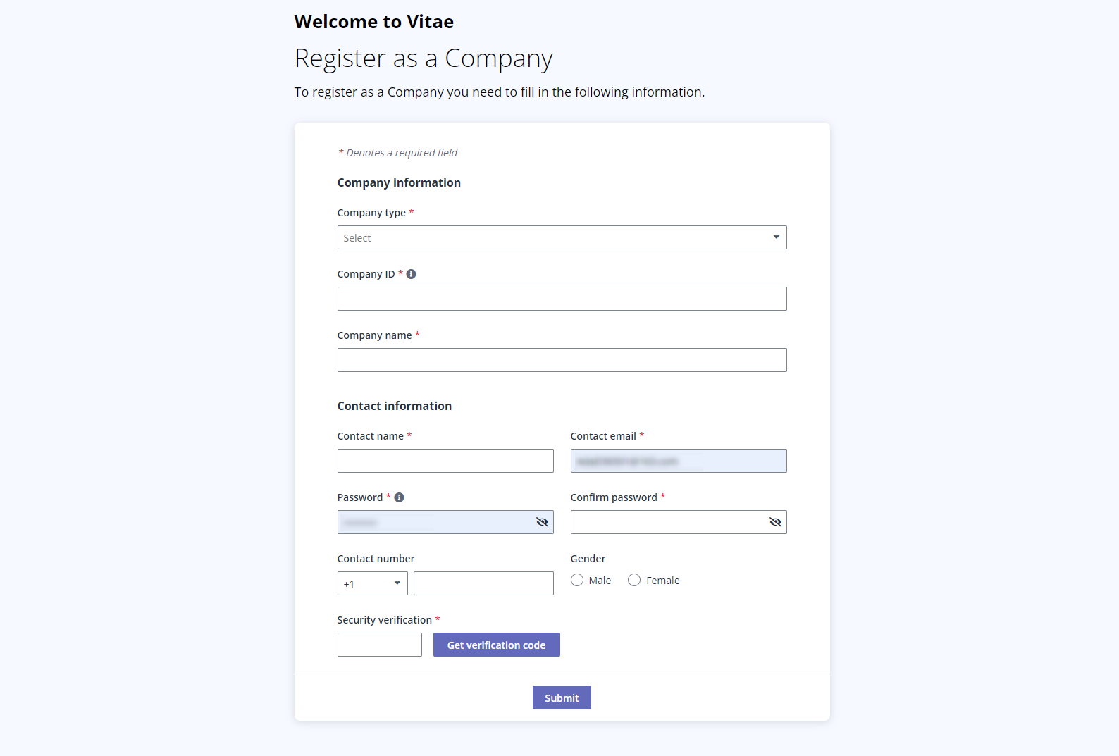 Register as a company.