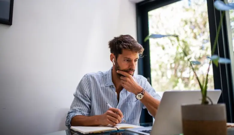 Man woriking from home picture id1215756864 1