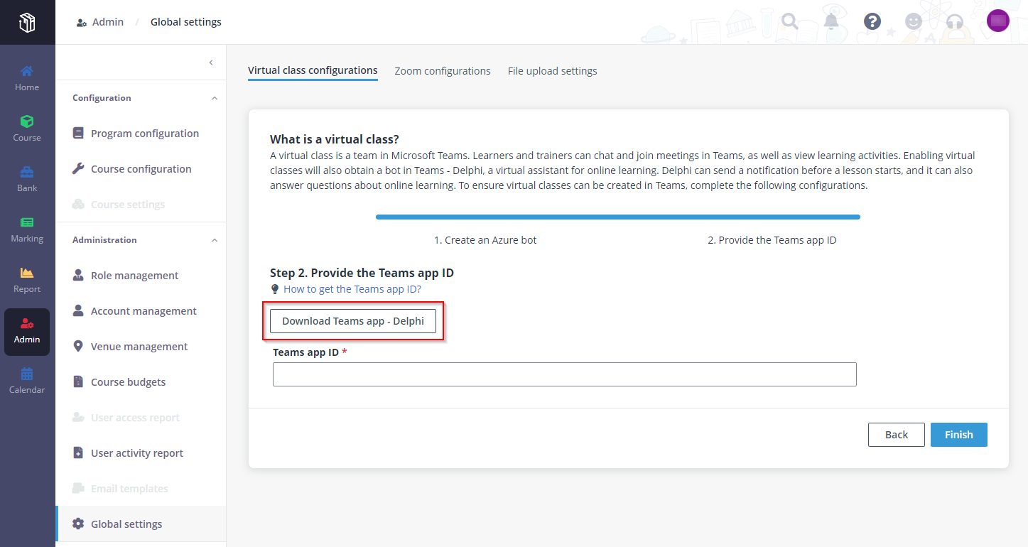 Download the app package.